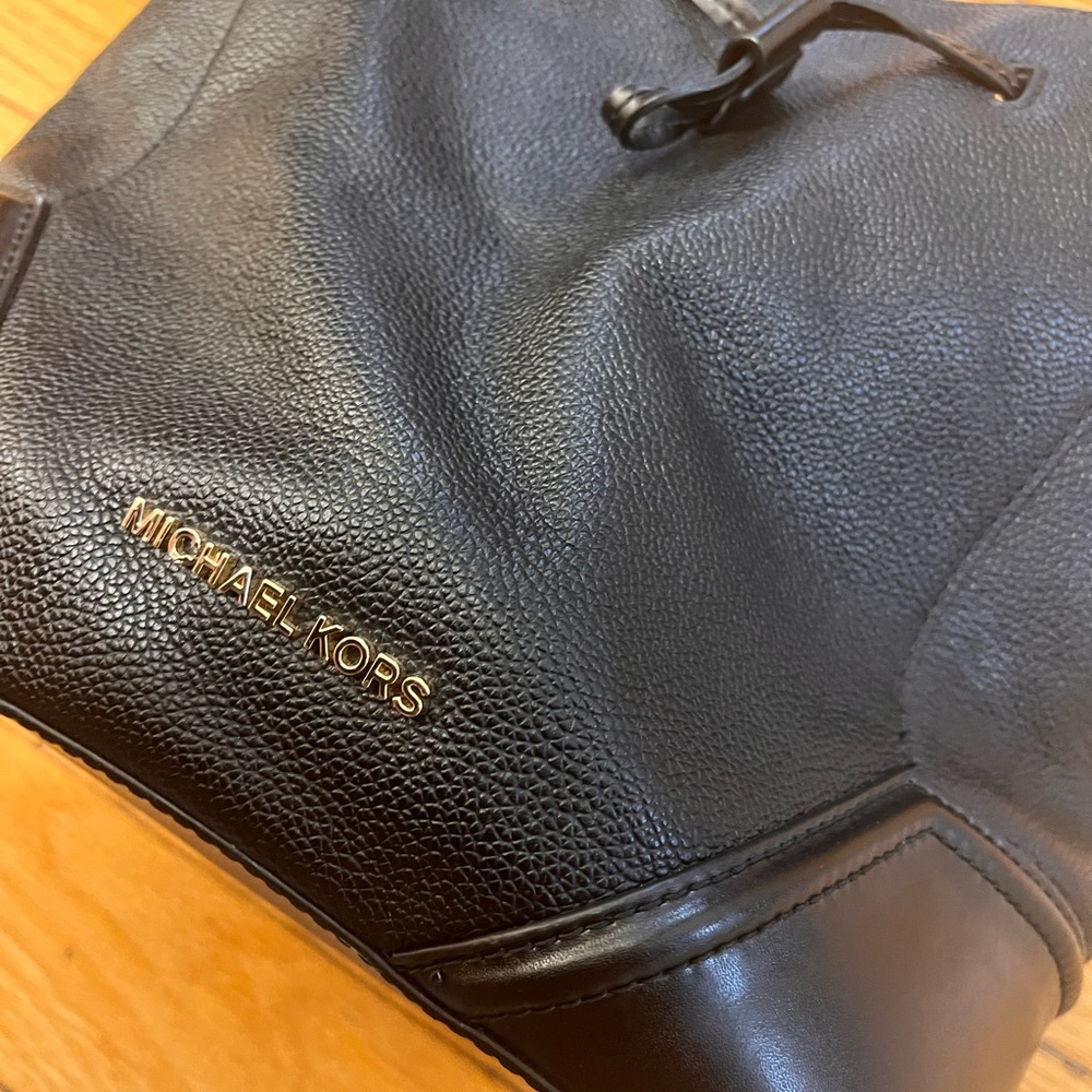 Michael Kors Black Leather Handbag